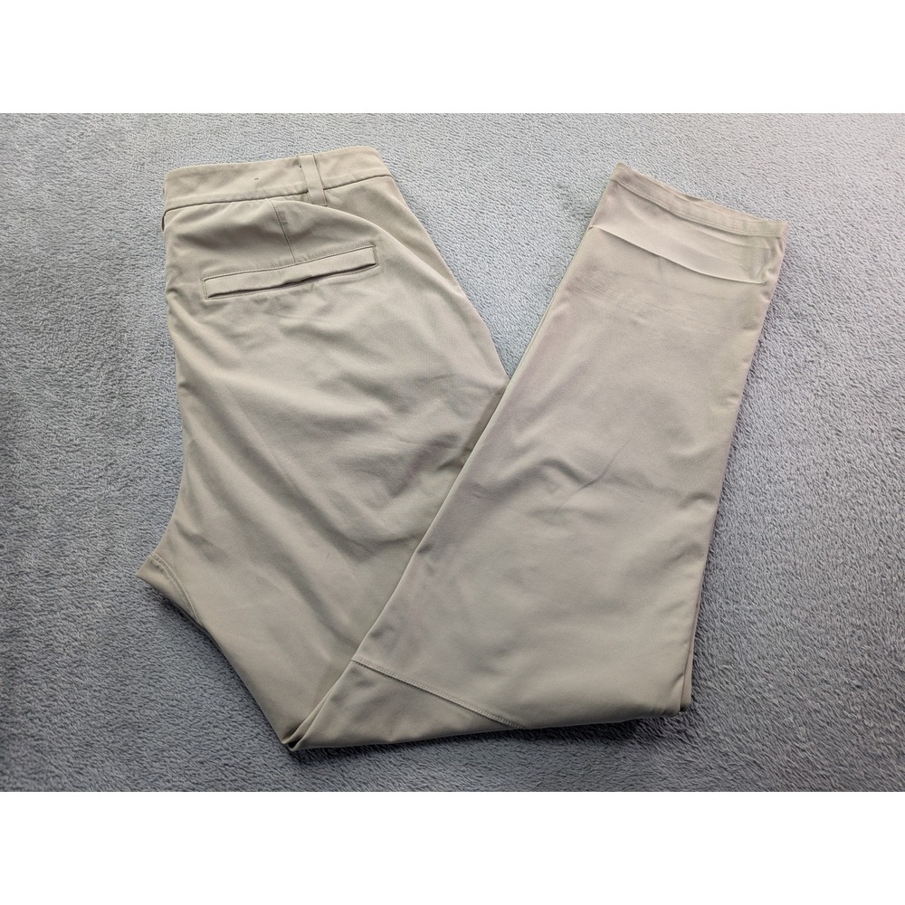 Lululemon Commission Pant Classic Tan Khaki Warpstreme Chino Mens 34x31